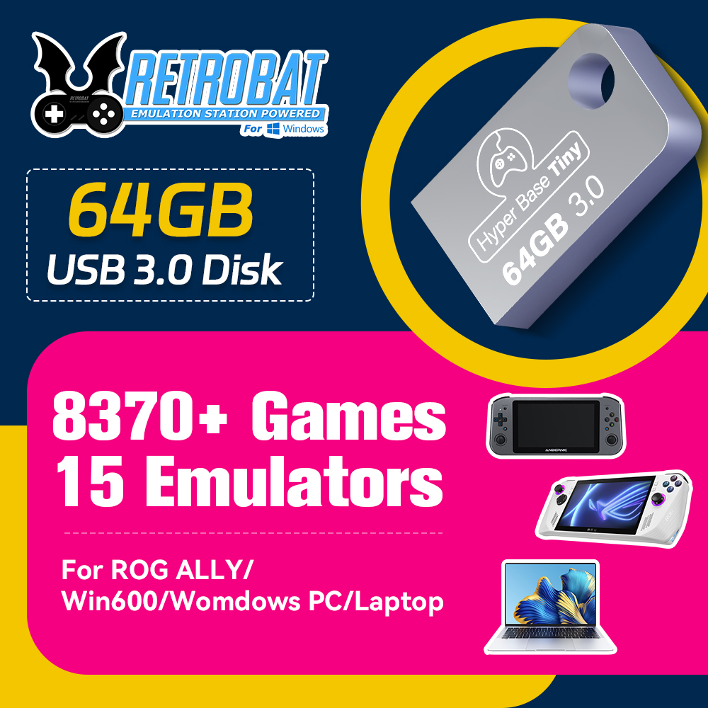 Retro Gaming Kiosk - JMachen, портативный USB-накопитель объемом 64 ГБ,