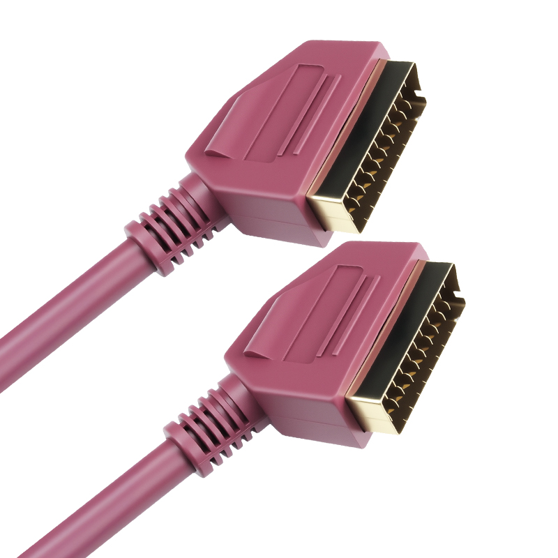 Scart To Hdmi - Полностью проводной 21-контактный кабель Scart Scart