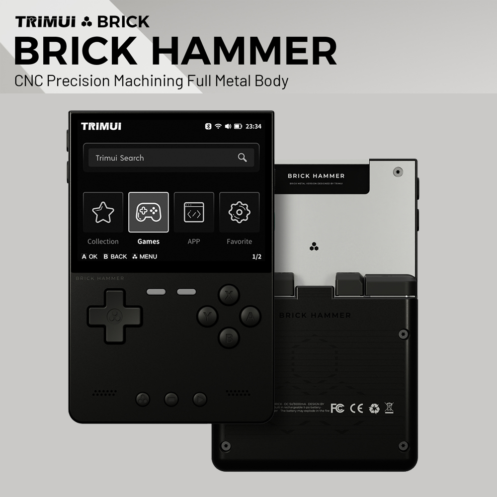 Retro Gaming Kiosk - Игровая консоль Metal Body Trimui Brick