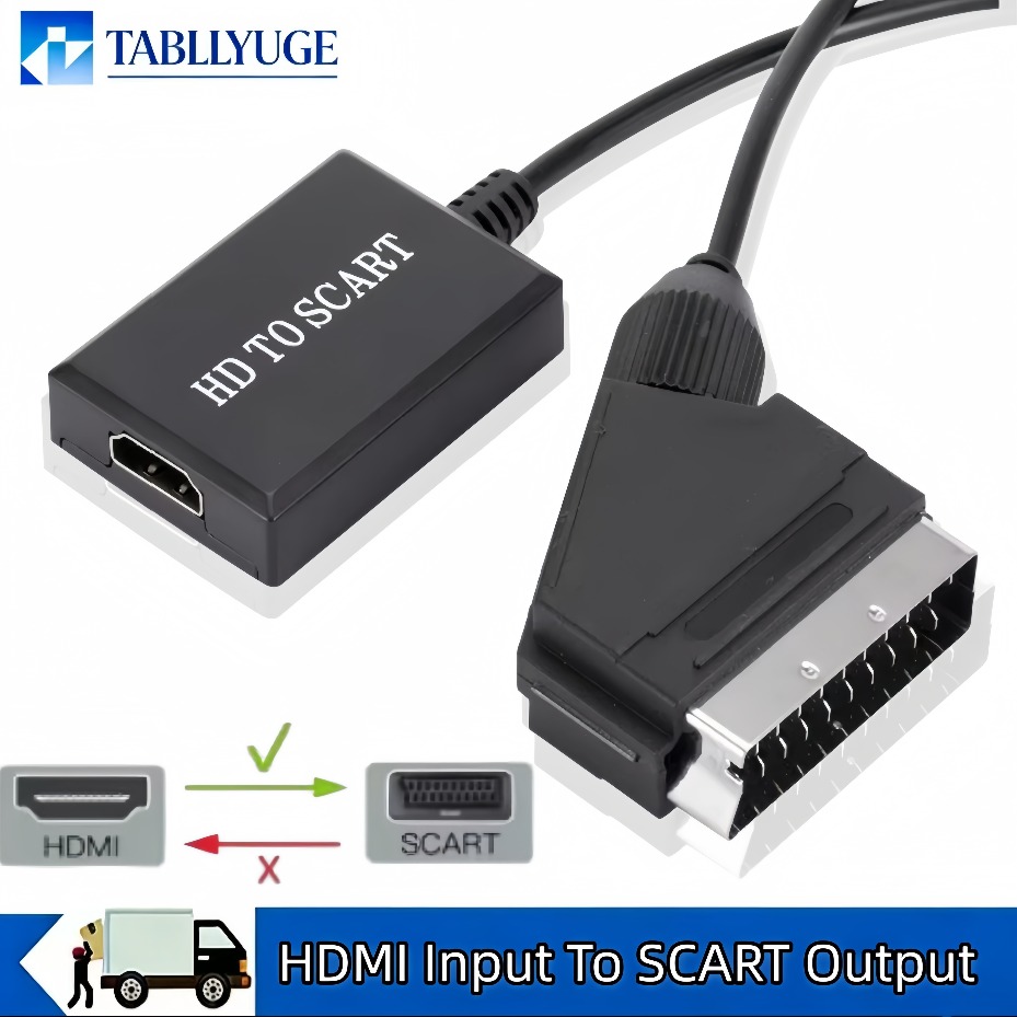 Адаптер-усилитель видео и ауди – обзор и цена Scart To Hdmi