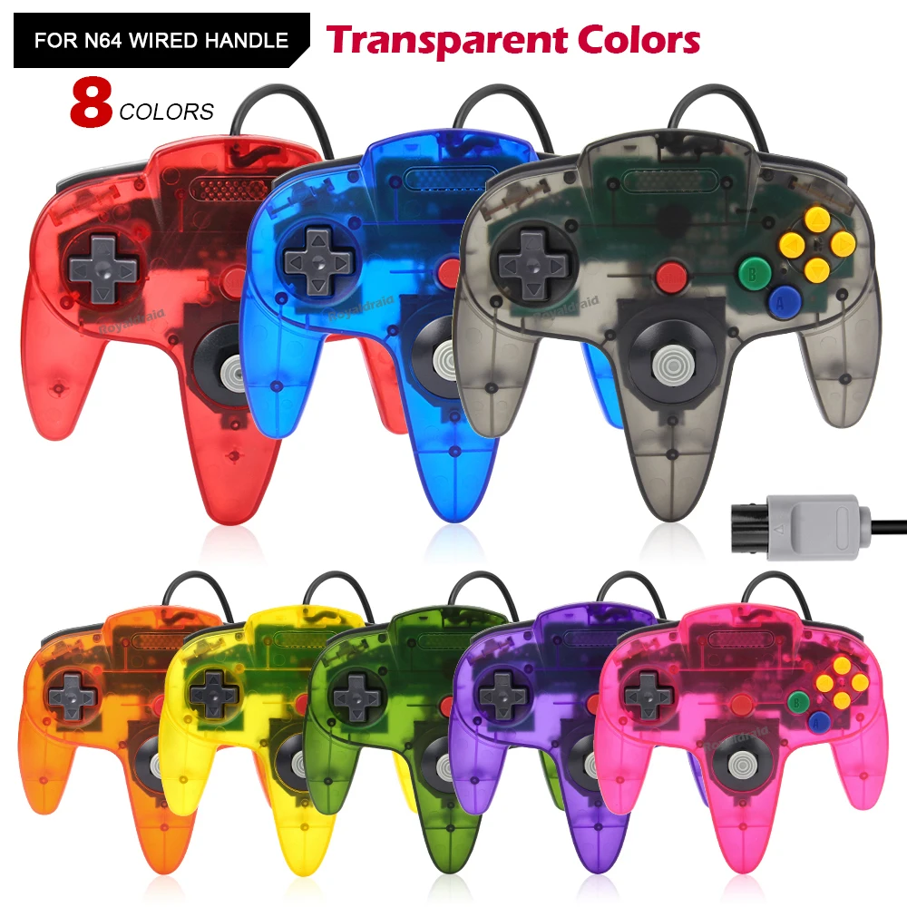 8-цветный проводной геймпад дл – обзор и цена Retro Gaming N64